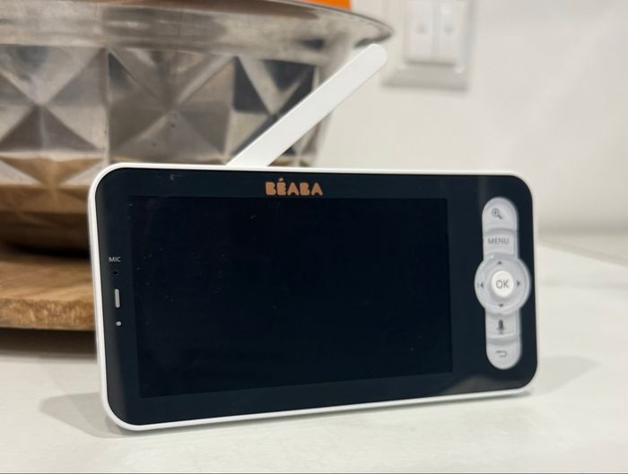 Moniteur parentale écran de babyphone Béaba Zen Premium V2. Modèle night blue. Vendu seul. - photo numéro 2