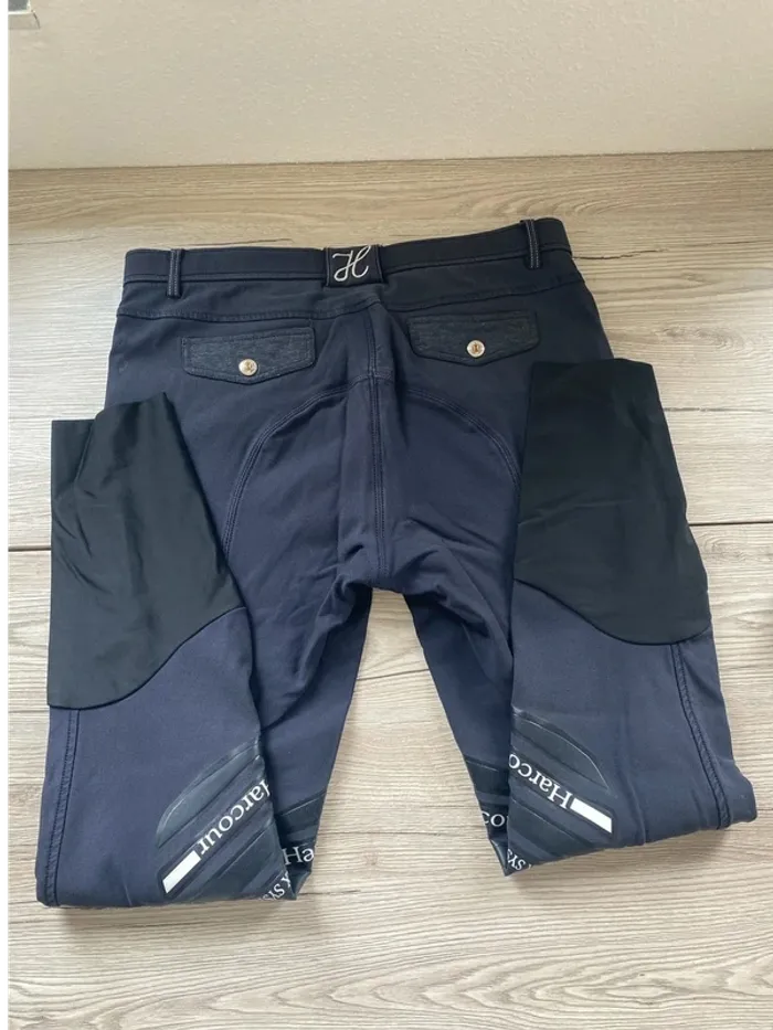Pantalon d’équitation Harcour – Taille 42 – Bleu Marine - photo numéro 3
