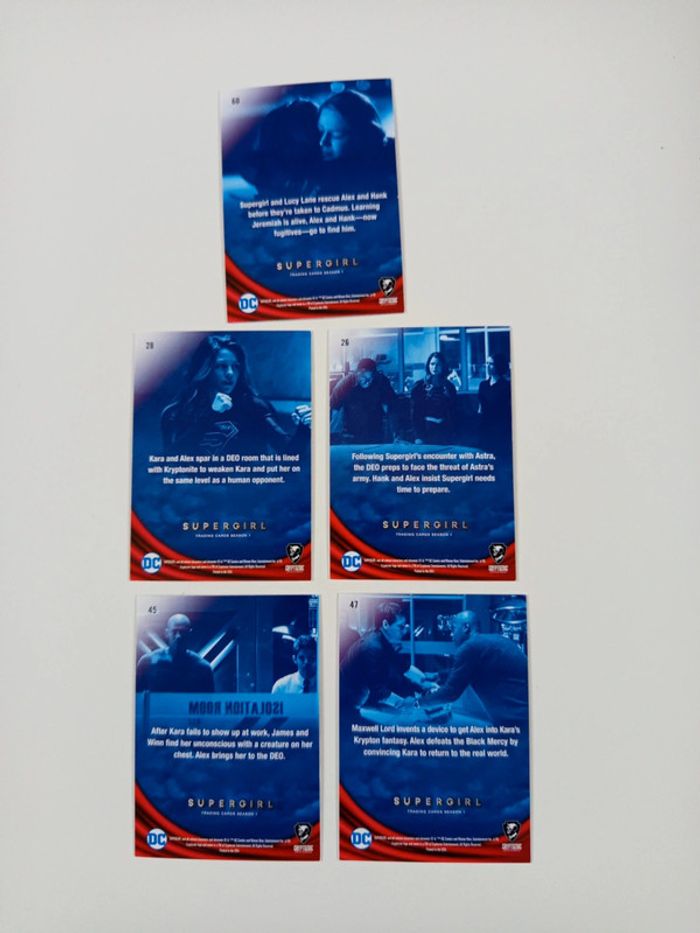 5 cartes supergirl - photo numéro 2