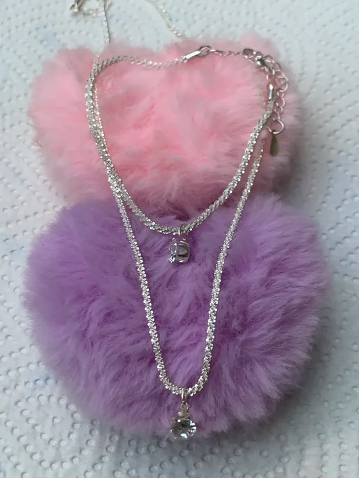 Ensemble de bijoux vintage plaqué argenté 925 🍭🍭 - photo numéro 11