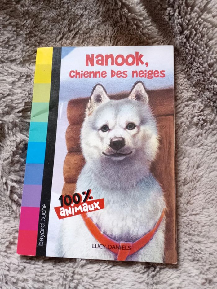 Livre Nanook chienne des neiges