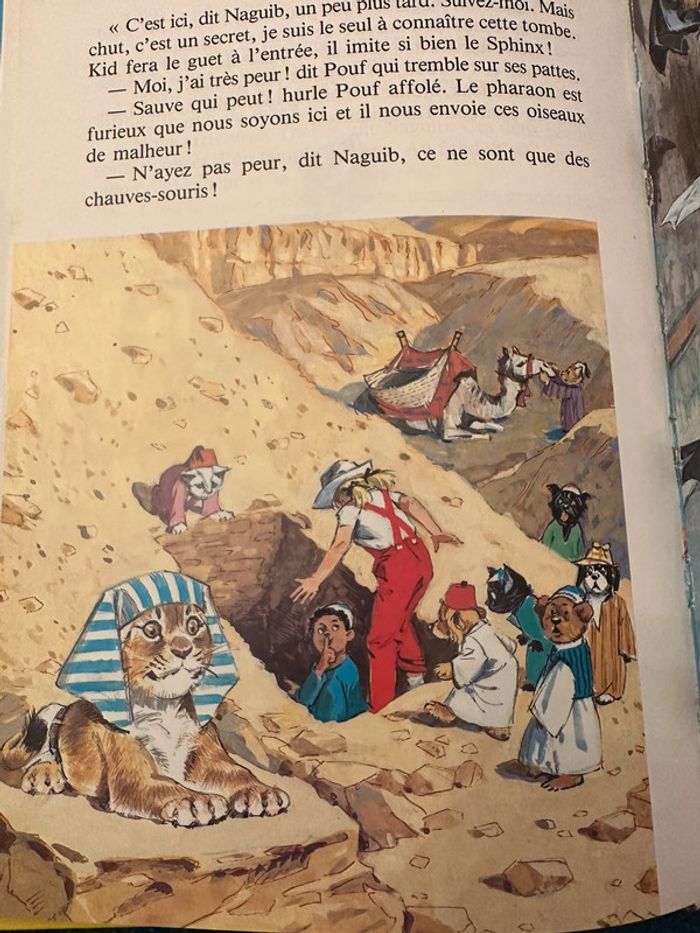 Caroline en Égypte dromadaire pharaon SPHYNX livre bd album Hachette - photo numéro 4