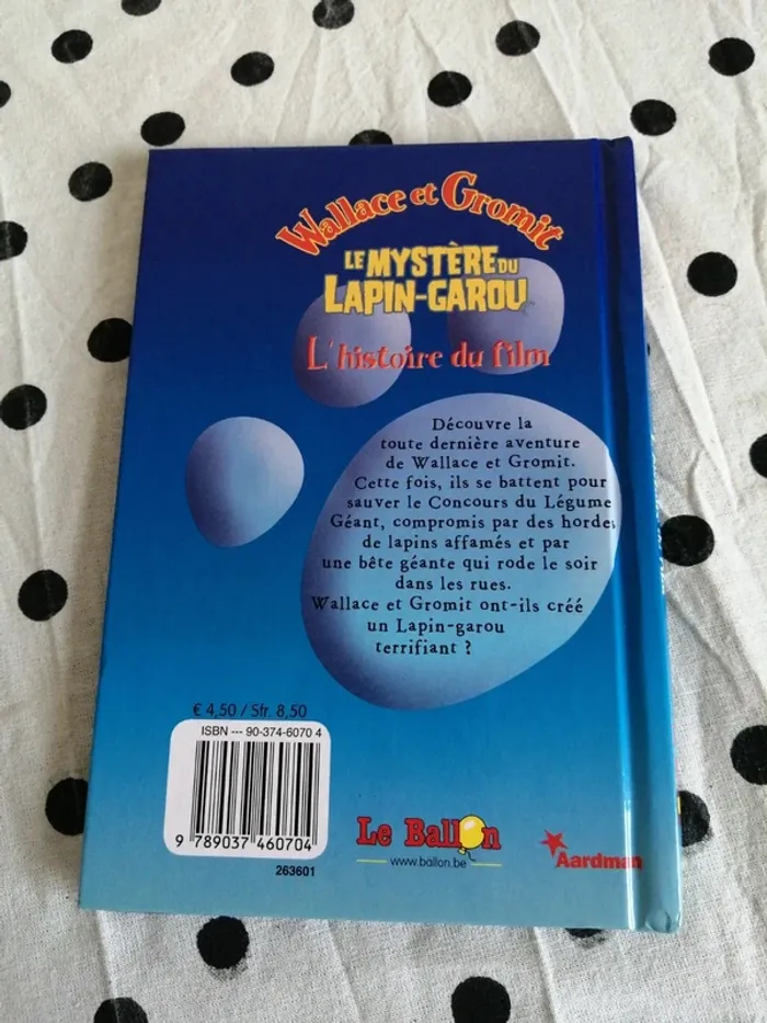 Livre le mystère du lapin-garou l'histoire du film / wallace et gromit - photo numéro 4