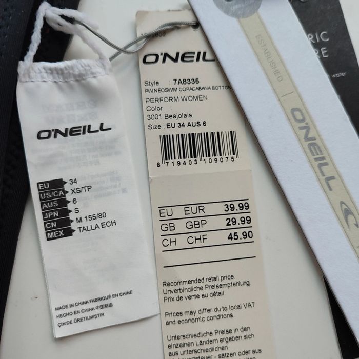 Bas de maillot de bain violet et épais pour femme de taille 34, O'Neill - photo numéro 3