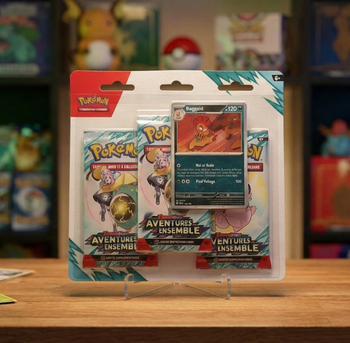 Tripack Pokémon EV09 Aventures Ensemble - Neuf & Scellé - Promo Baggaïd