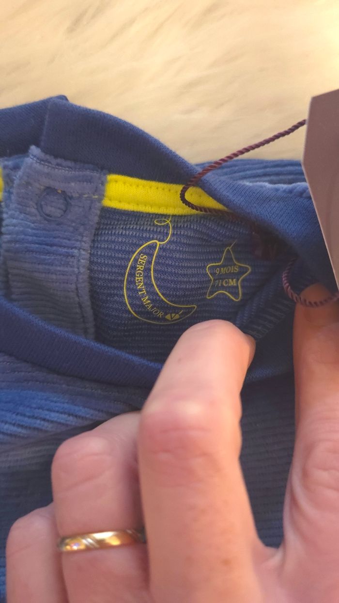 Neuf (non porté)🏷😍🤩💙 superbe pyjama chaud et rigolo 9 mois garçon 🤩😍💙 - photo numéro 4