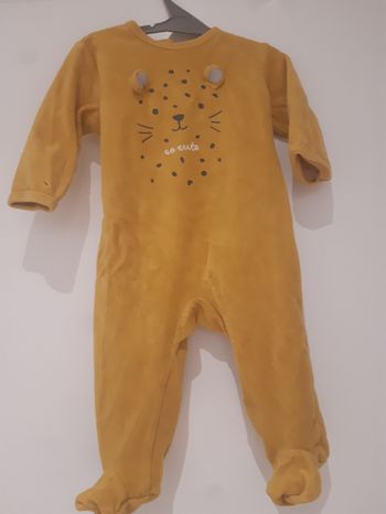 4 pyjamas 9 mois velours