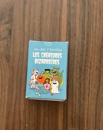 jeu 7 famille les créature bizarroïdes