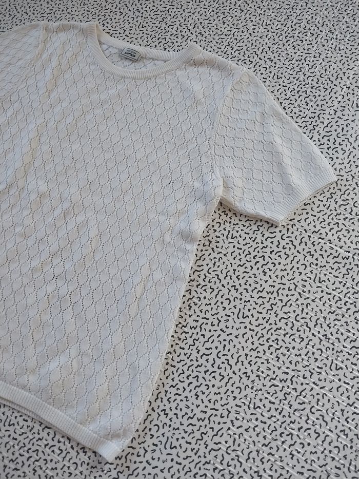 Pull fin ajouré blanc Pimkie Taille S - photo numéro 7