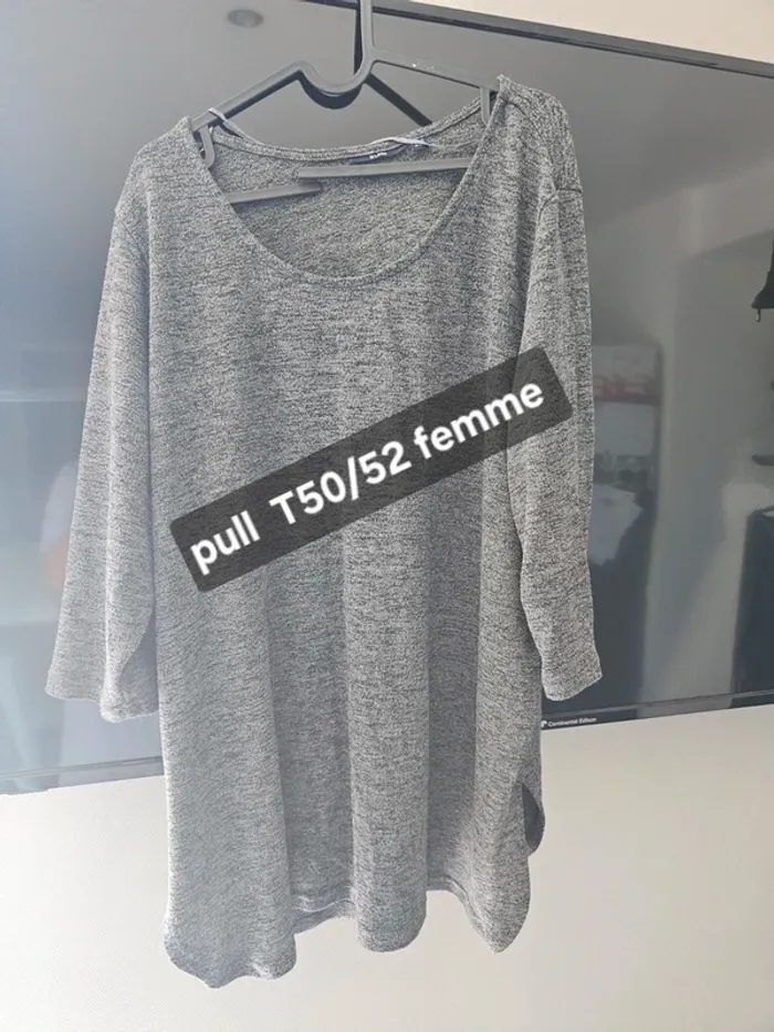 Pull femme T50/52 grande taille kiabi