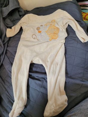 Pyjama velours 1 an
