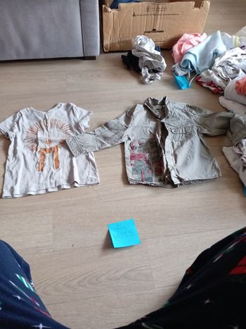 Chemise + tshirt