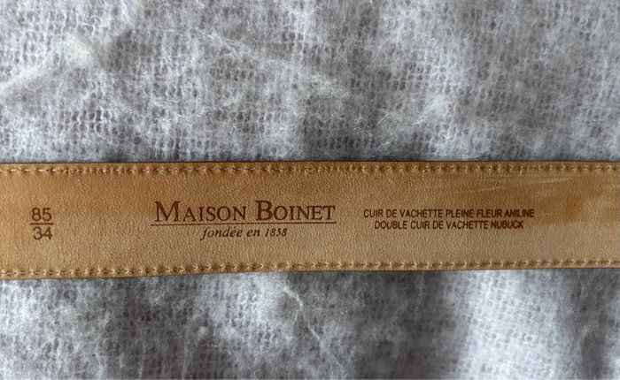 Ceinture en cuir Maison Boinet - photo numéro 5