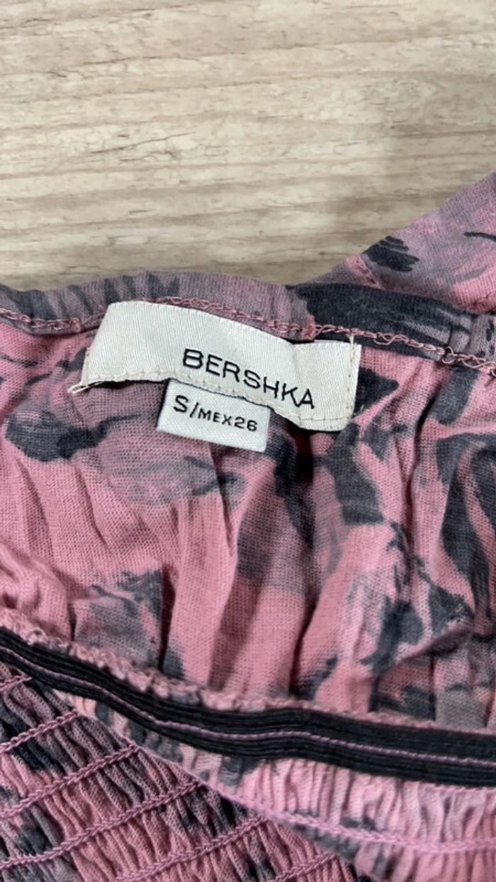 Robe tunique fleurie bershka - photo numéro 3