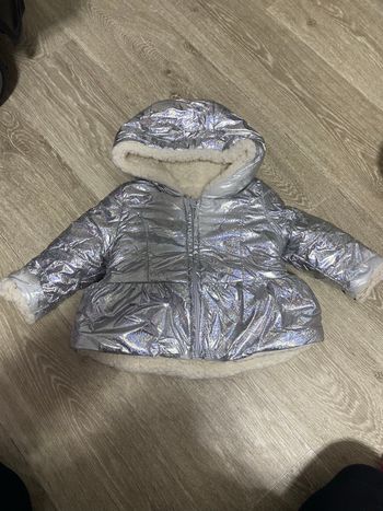 Manteau fille réversible