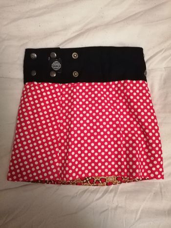 Jupe portefeuille réversible 6/8 ans 