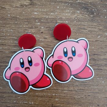 Boucles d'oreilles kirby