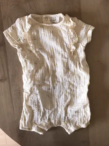 Combishort gaze de coton