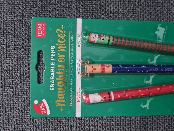 Legami effaçable Noel 2024 Père Noel Lutin Renne 1 Set Neuf Scellé - photo numéro 3