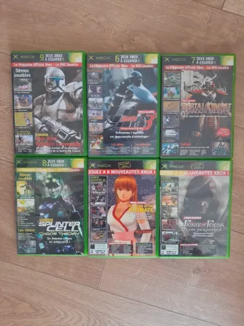 XBOX - Lot de CD de jeux démos