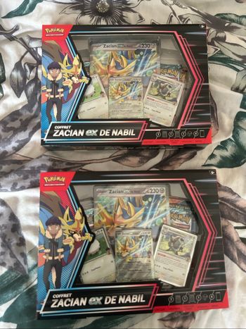 2 coffrets zacian Pokémon