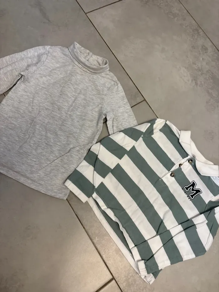 Lot t shirt manche longue