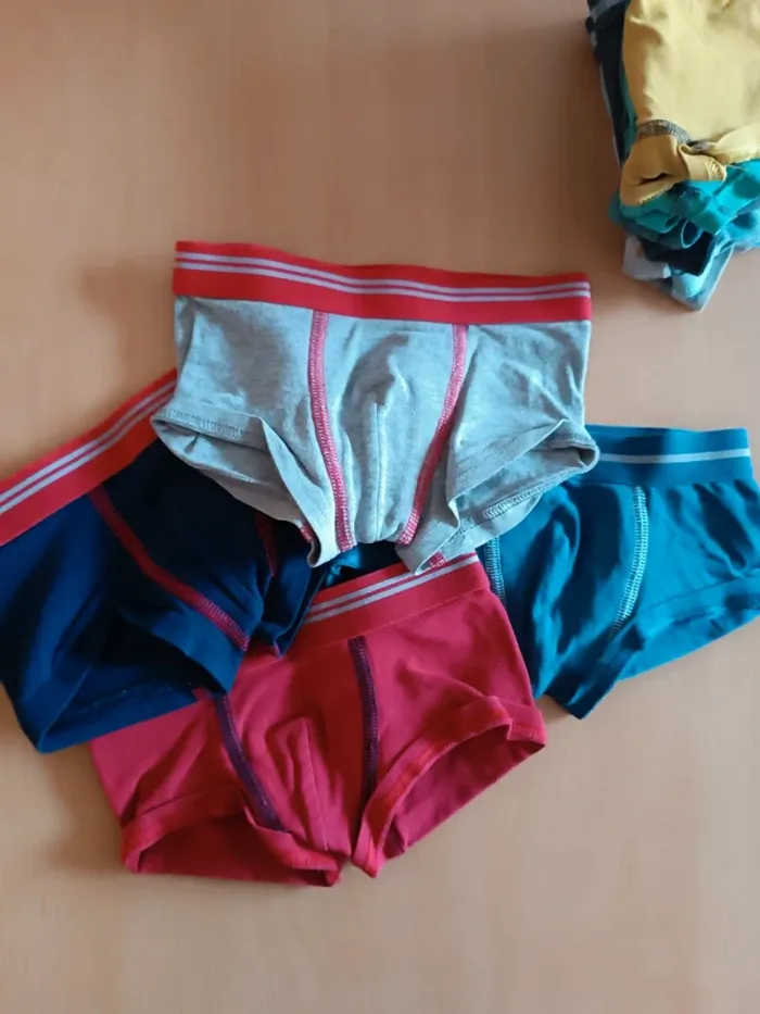 Lot 10 boxers enfant 2/3ans 98cm slip culotte shorty - photo numéro 5