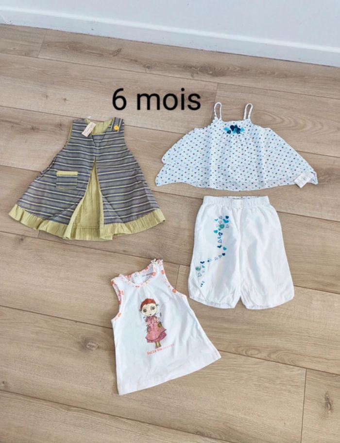 Lot vêtements printemps-été 6 mois