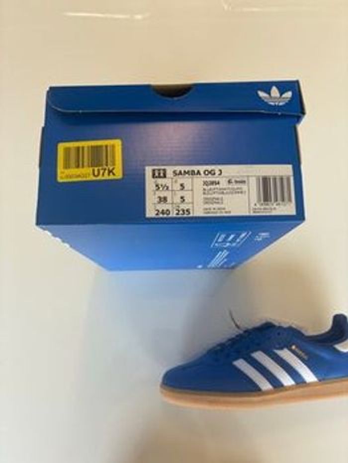Adidas Samba J Blue - 38 - photo numéro 10