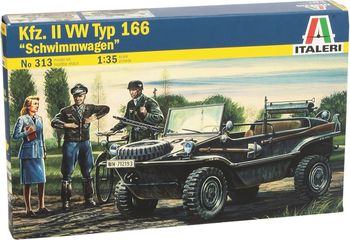 Italeri 313 véhicule Kfz.2 VW Typ 166 Schwimmwagen 1/35