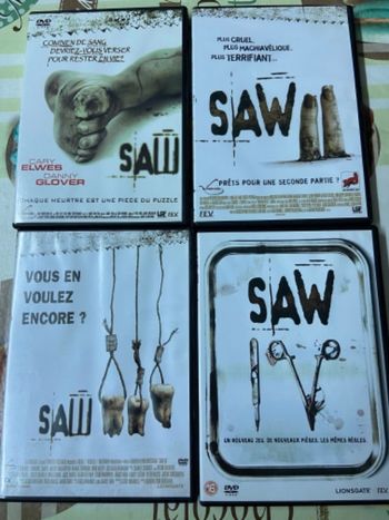 DVD Saw 1-2-3-4