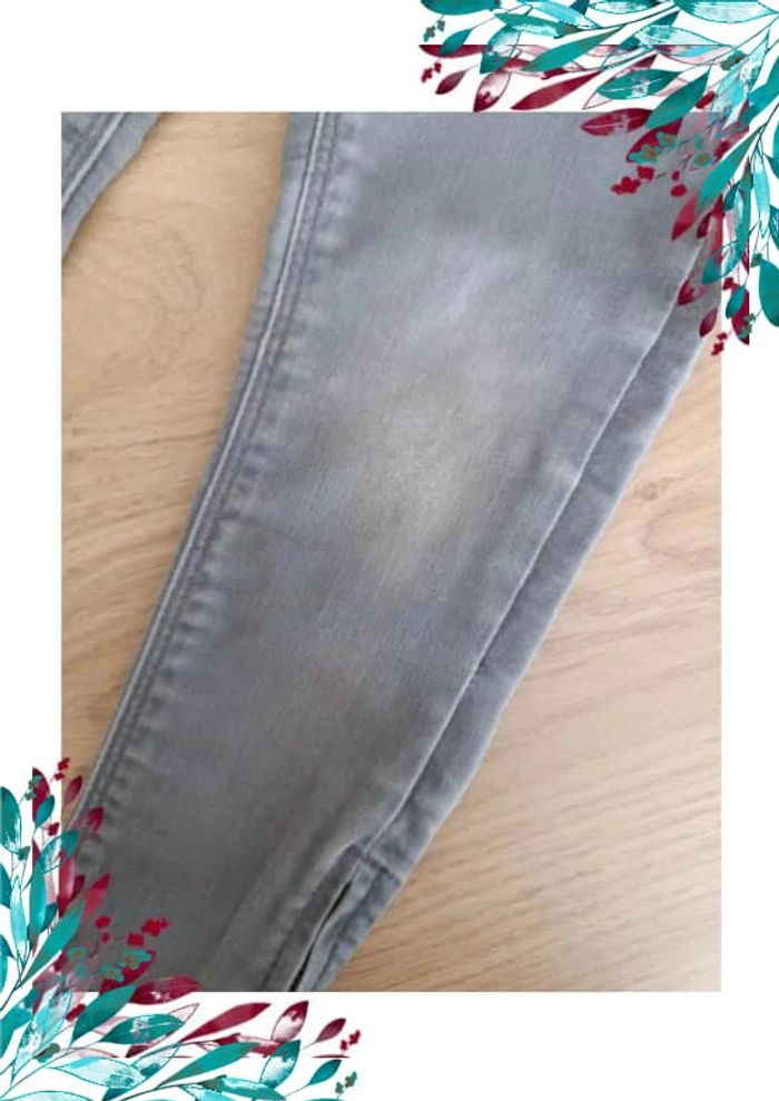 Jean gris fille 4 ans - photo numéro 8