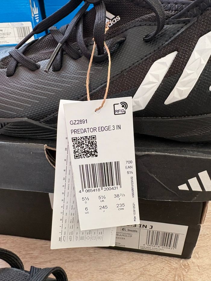 Basket Adidas predator edge 38 2/3 - photo numéro 3