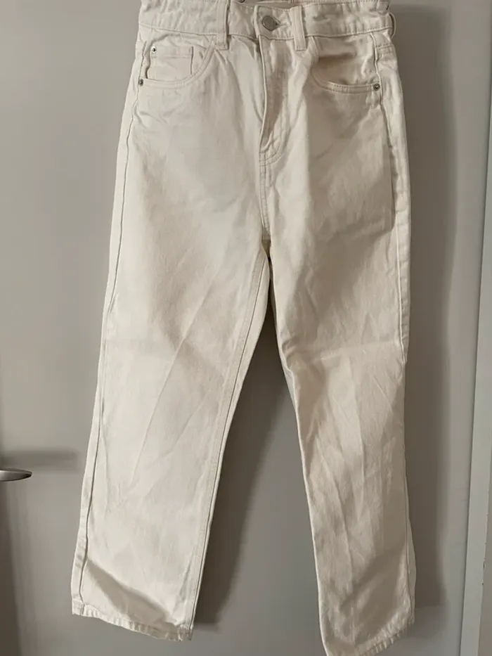 Pantalon jean jambes larges