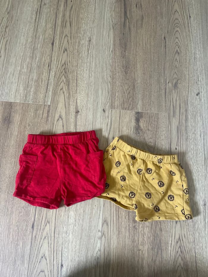 Lot deux shorts 18 mois kiabi