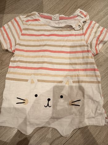 Tee shirt manche courte 12 mois