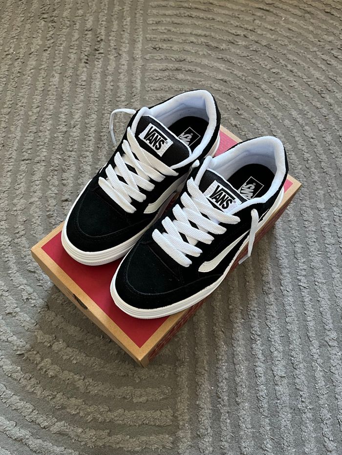 Vans Hylane Noir Cuir Suédé Taille 36 - photo numéro 3