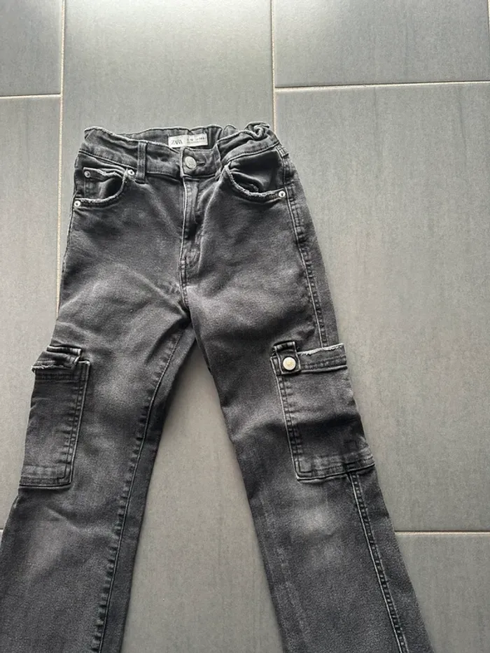 Cargo jean fille 10 ans Zara - photo numéro 2