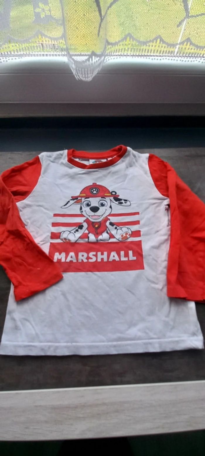 Lot de 2 tee-shirts manches longues pat patrouille - photo numéro 2