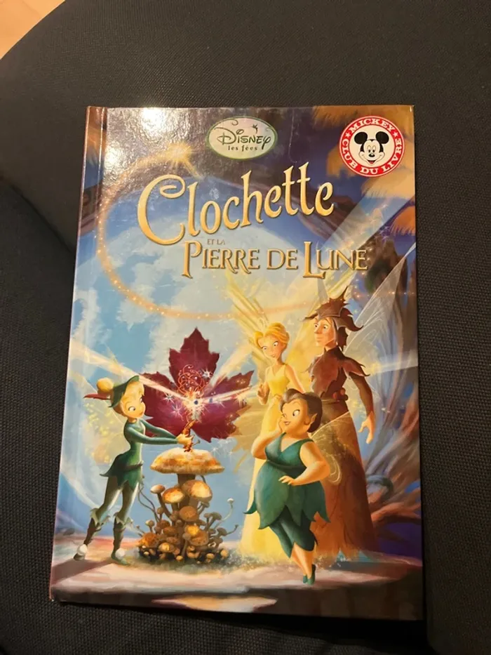 Livre pour enfants Disney clochette et la pierre de lune