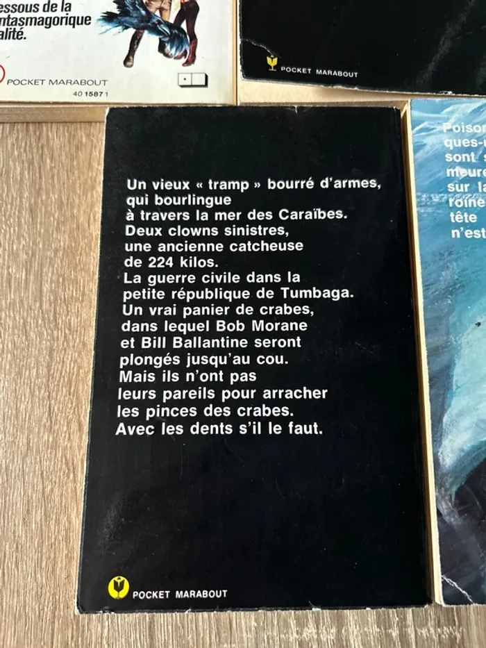 Lot 5 livres Bob Morane - Éditions anciennes Marabout (années 60-70) - photo numéro 8