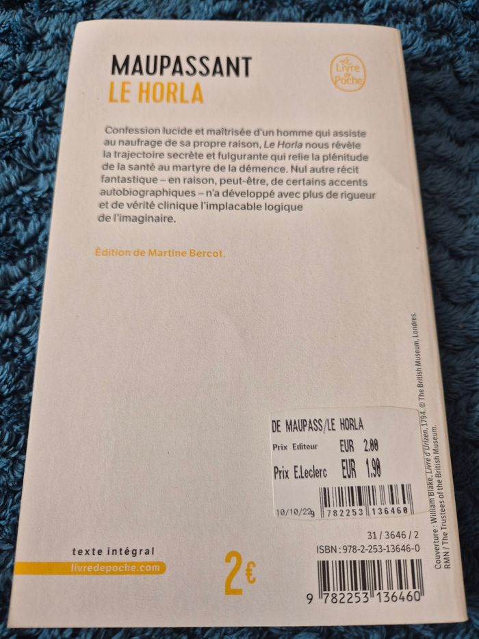 Livre titre  Le Horla - photo numéro 2