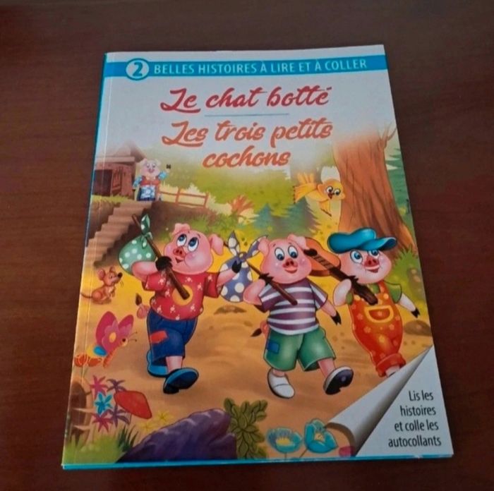 3 livres de dessins animés NEUFS avec autocollants pour enfant - photo numéro 4