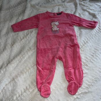 Lot Pyjama velours 9 mois