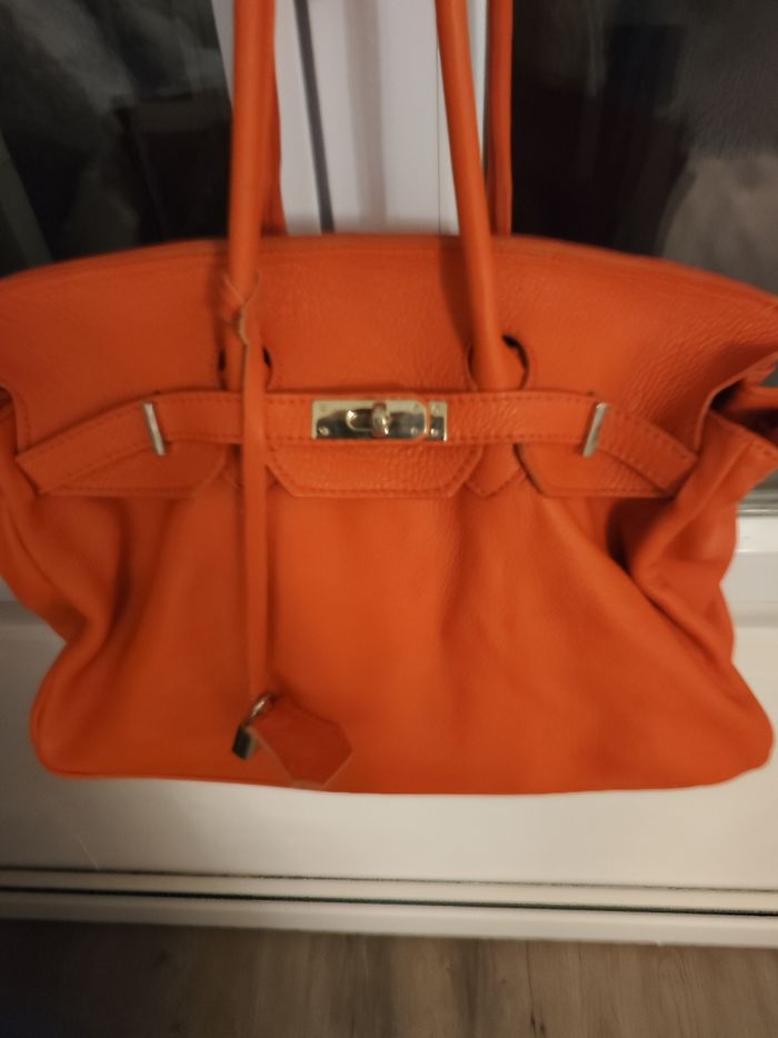 Joli sac a main en cuir - photo numéro 2