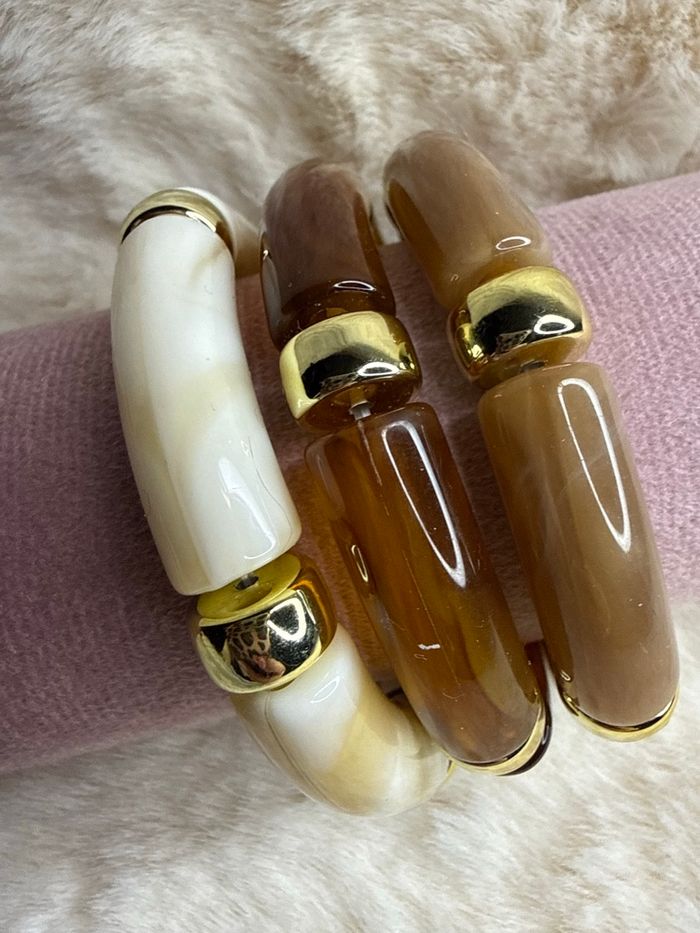 Lot de 3 jonc en résine - photo numéro 2