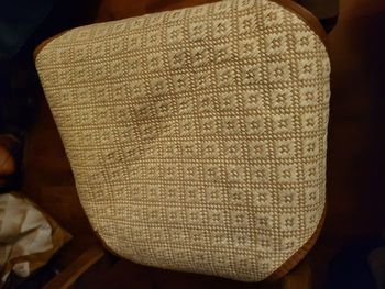 lot de 4 galette protége chaise tressée effet paille