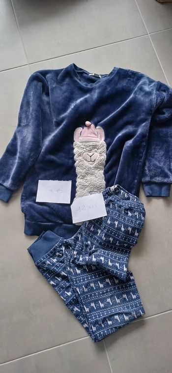 Ensemble pyjama 12 ans