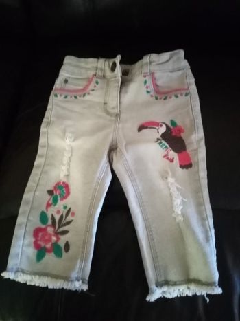 Pantacourt and en jean