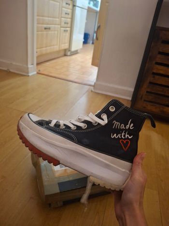 Converse Run Star Hike cœur rouge